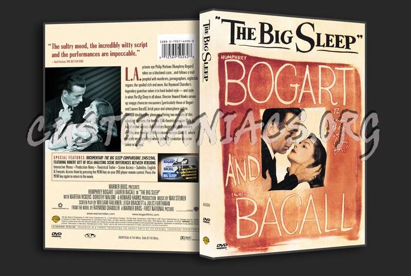 The Big Sleep dvd cover