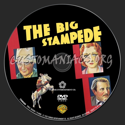 The Big Stampede dvd label