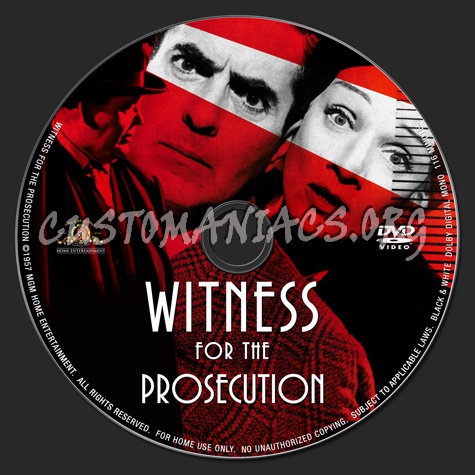 Witness for the Prosecution dvd label