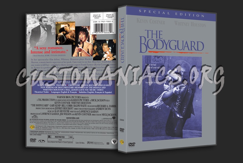 The Bodyguard dvd cover