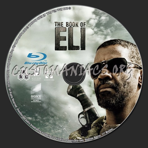 The Book of Eli blu-ray label