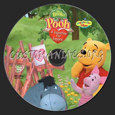 The Book of Pooh A Valentine for Eeyore dvd label