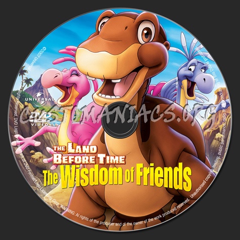 The Land Before Time 13: The Wisdom of Friends dvd label