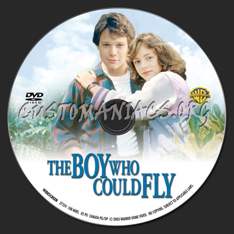 The Boy Who Could Fly dvd label