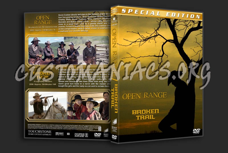 Open Range / Broken Trail Double dvd cover