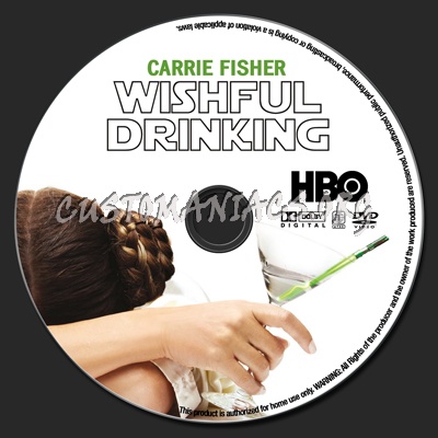 Wishful Drinking dvd label