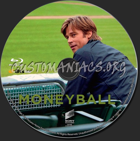 Moneyball blu-ray label