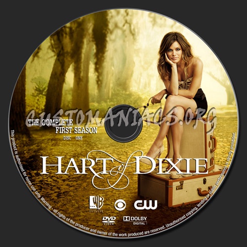 Hart of Dixie Season 1 dvd label