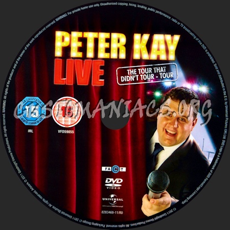 Peter Kay The Tour That Didn't Tour - Tour dvd label