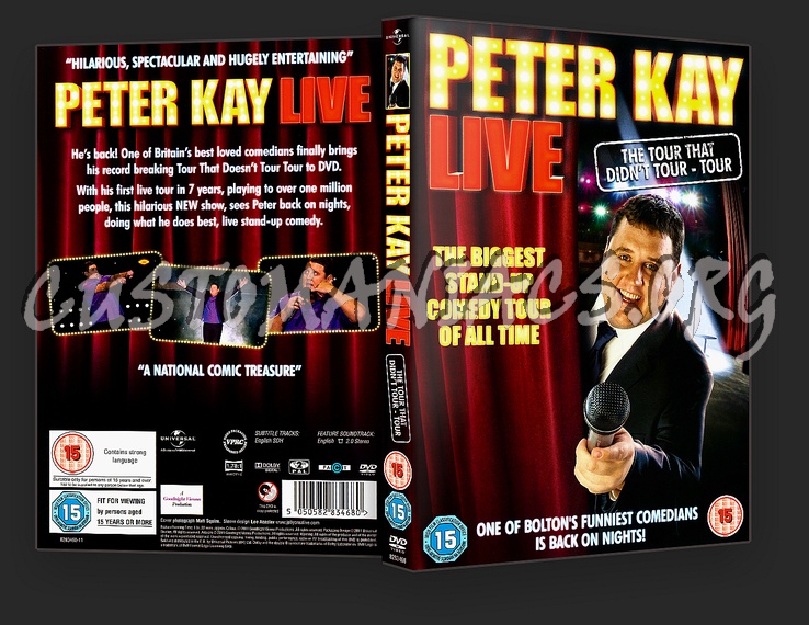 Peter Kay The Tour That Didn't Tour - Tour dvd cover