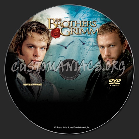 The Brothers Grimm dvd label