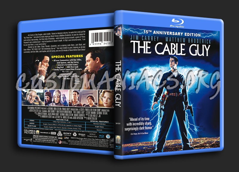 The Cable Guy blu-ray cover