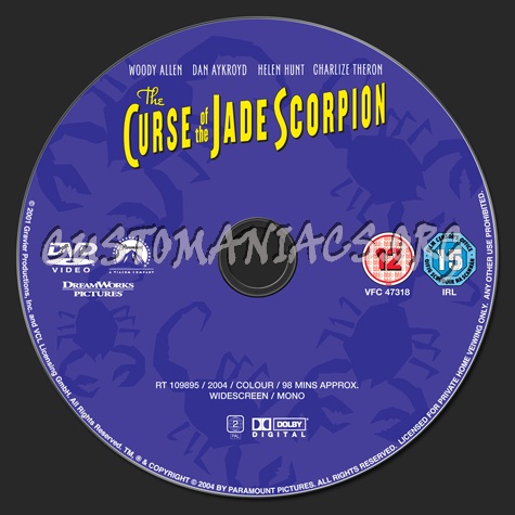 The Curse of the Jade Scorpion dvd label