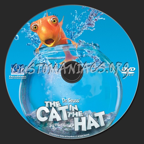 The Cat in the Hat dvd label