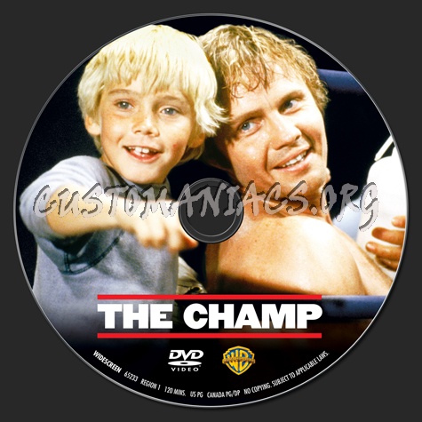 The Champ dvd label