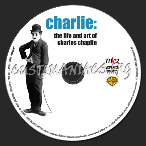 The Chaplin Collection: Charlie The Life and Art of Charles Chaplin dvd label