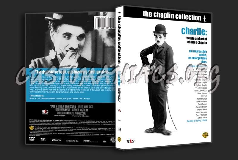 The Chaplin Collection: Charlie The Life and Art of Charles Chaplin dvd cover