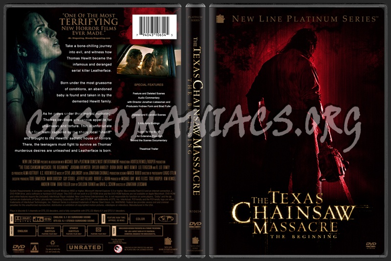 The Texas Chainsaw Massacre - The Beginning dvd cover