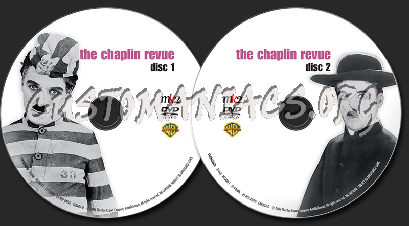 The Chaplin Collection: The Chaplin Revue dvd label