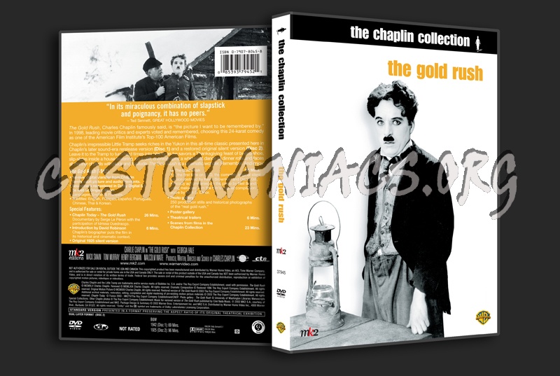The Chaplin Collection: The Gold Rush dvd cover