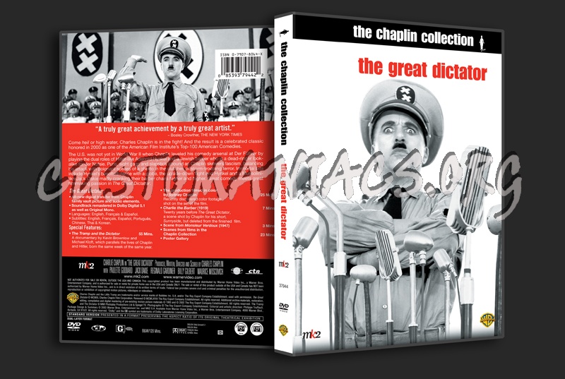 The Chaplin Collection: The Great Dictator dvd cover