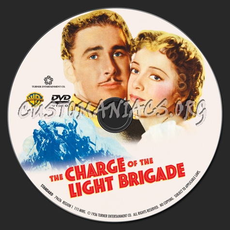 The Charge of the Light Brigade dvd label