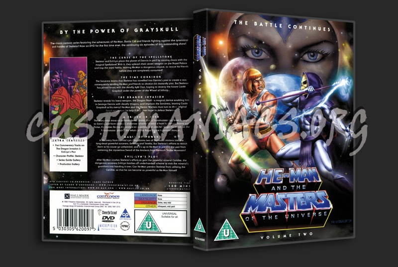 He -Man and the Masters of the Universe Volume 2 dvd cover