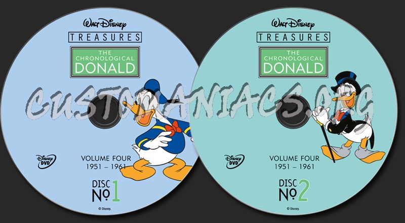 The Chronological Donald Volume 4 dvd label