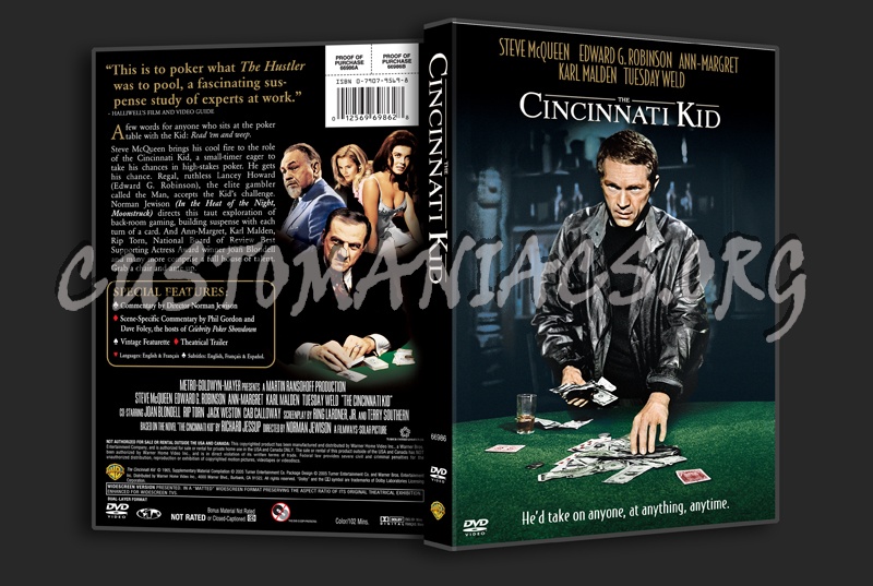 The Cincinatti Kid dvd cover