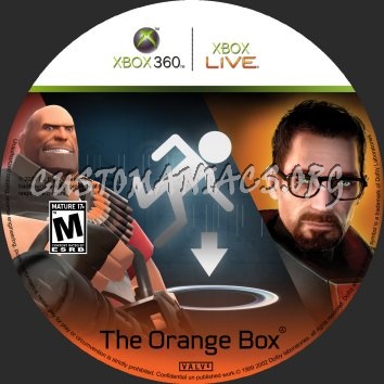 The Orange Box dvd label