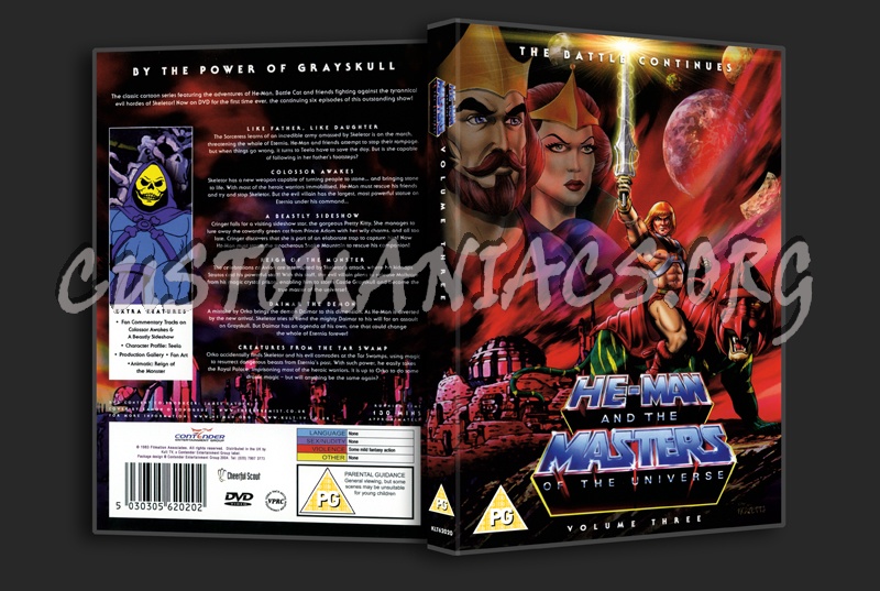 He-Man and the Masters of the Universe Volume 3 dvd cover