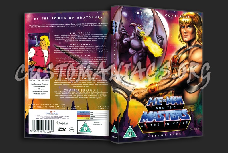 He-Man and the Masters of the Universe Volume 4 dvd cover