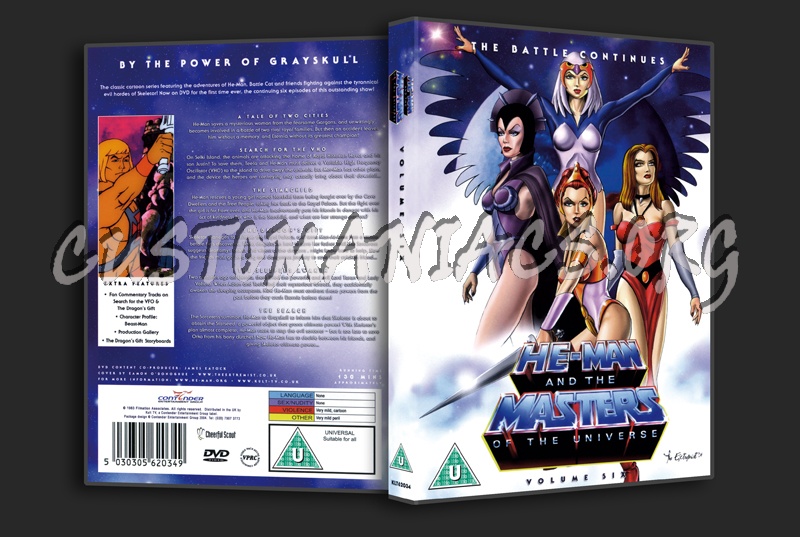 He-Man and the Masters of the Universe Volume 6 dvd cover