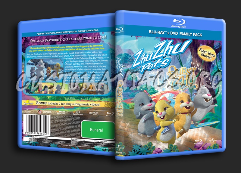 ZhuZhu Pets- Quest for Zhu blu-ray cover