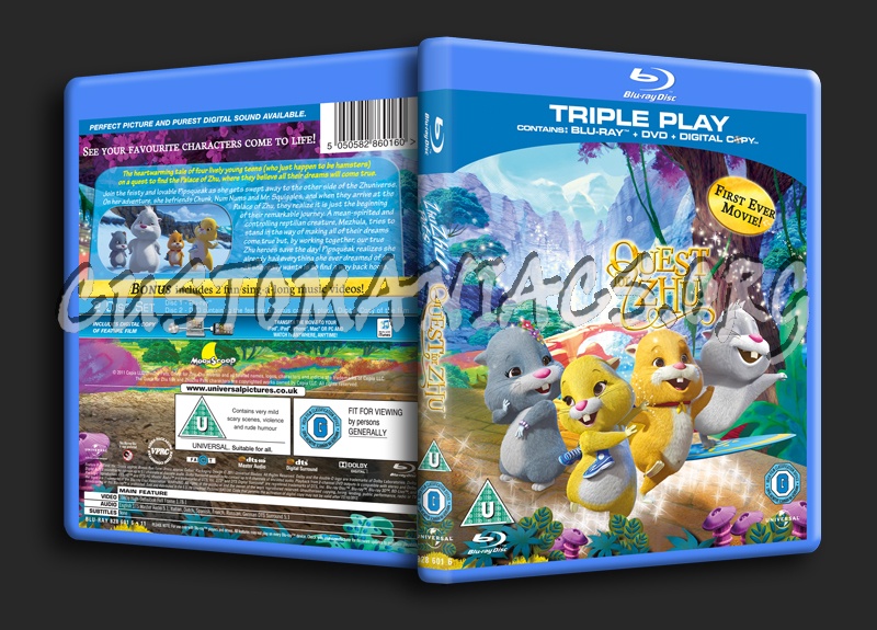 ZhuZhu Pets- Quest for Zhu blu-ray cover