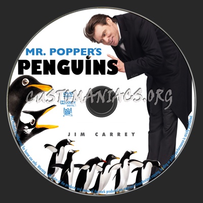 Mr Popper's Penguins dvd label