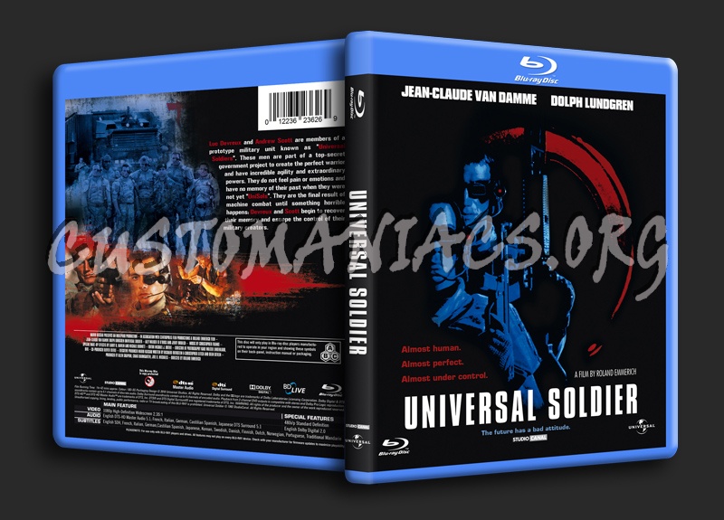 Universal Soldier blu-ray cover