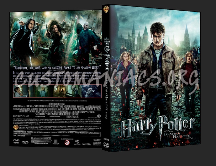 Harry Potter and the Deathly Hallows Part 2 dvd cover