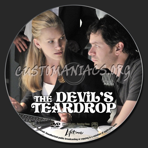 The Devil's Teardrop dvd label