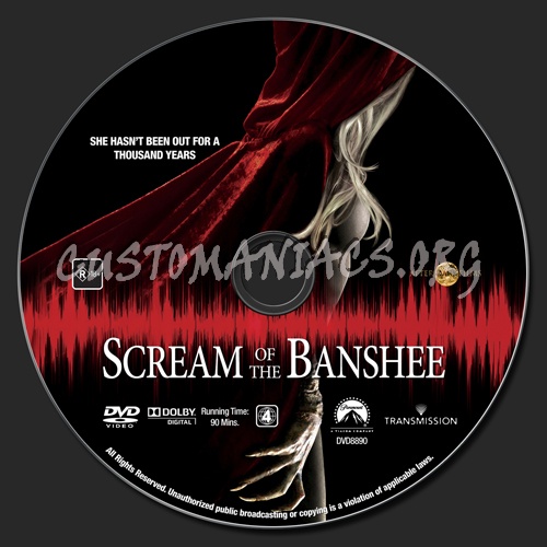 Scream Of The Banshee dvd label