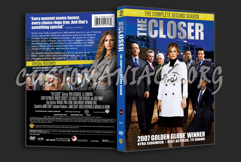 The Closer Season 2 dvd cover