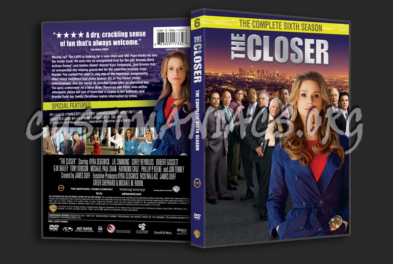 The Closer Season 6 dvd cover