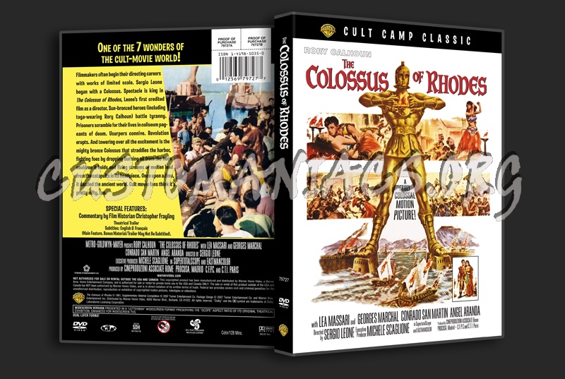 The Colossus of Rhodes dvd cover