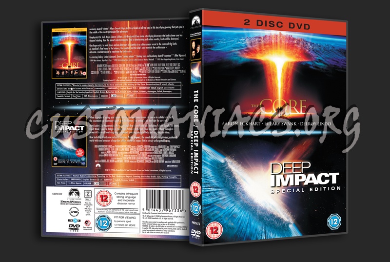 The Core / Deep Impact dvd cover