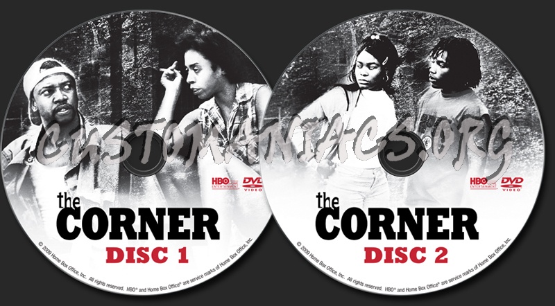 The Corner dvd label