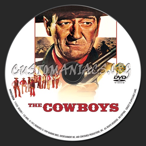 The Cowboys dvd label