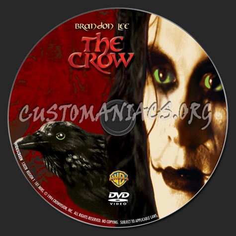 The Crow dvd label