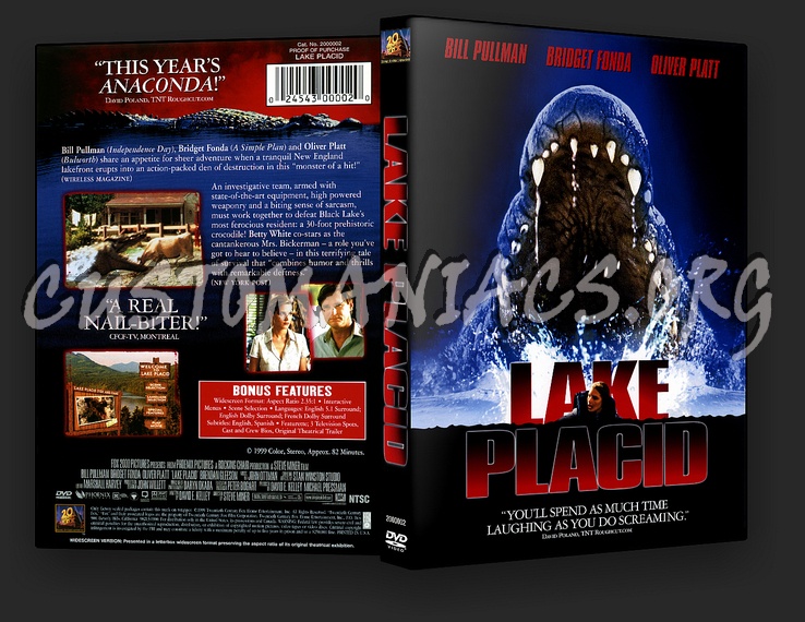 Lake Placid dvd cover