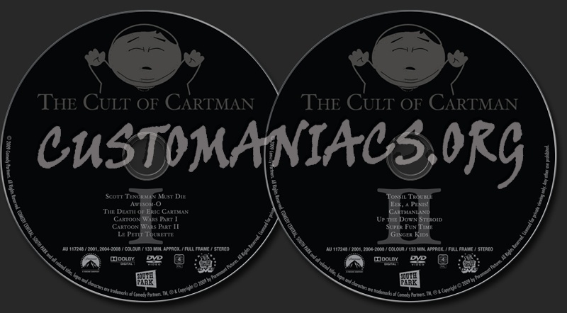 The Cult of Cartman dvd label