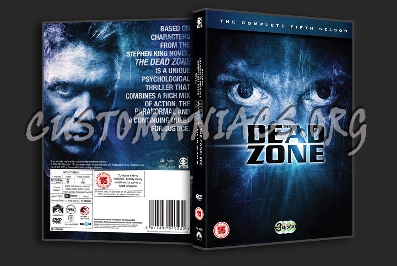 The Dead Zone Season 5 dvd cover
